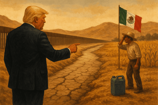 Tensioni idriche al confine sud: Trump minaccia nuovi dazi sul Messico per il mancato rispetto del Trattato sull'Acqua del 1944