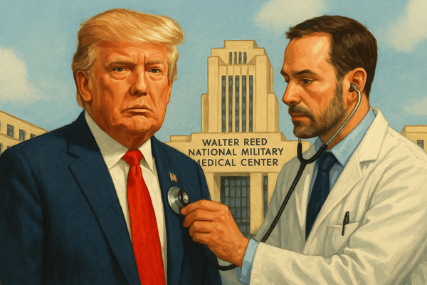 Trump è in salute secondo il referto medico ufficiale della Casa Bianca
