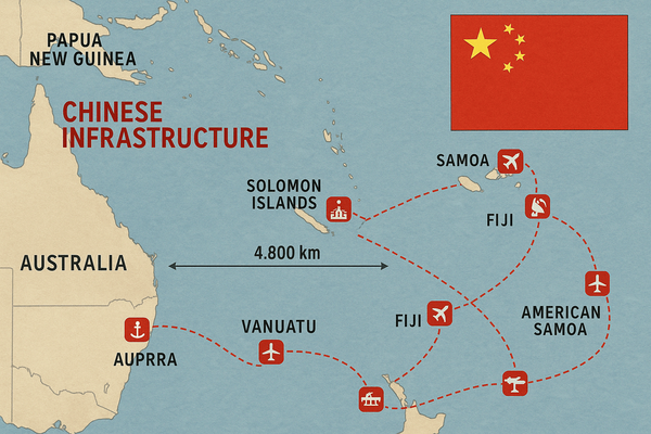 La Cina costruisce una rete logistica nel Pacifico: 50 infrastrutture strategiche preoccupano gli Stati Uniti