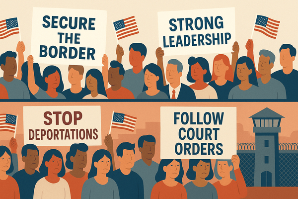 La politica di Trump sull'immigrazione non piace agli americani