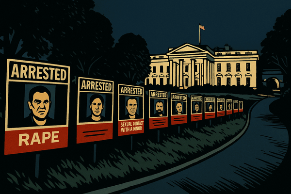 La Casa Bianca espone poster di immigrati irregolari arrestati in vista dei 100 giorni di Trump