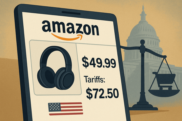 Aggiornato: Amazon smentisce di voler mostrare ai consumatori il costo dei dazi di Trump sui prodotti venduti negli USA