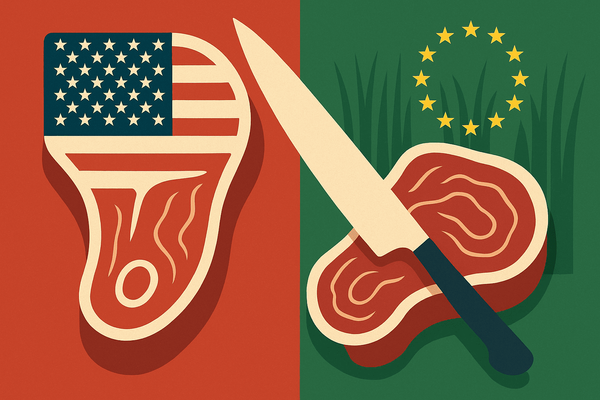 La carne americana al centro delle tensioni commerciali tra Stati Uniti ed Europa