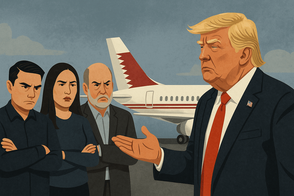 Influencer MAGA criticano Trump per l'accettazione di un jet privato dal Qatar