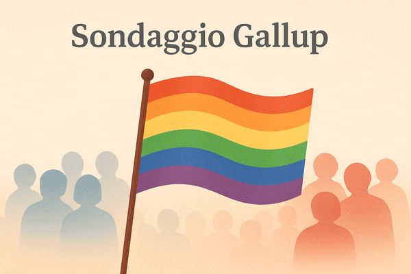 Sondaggio sul sostegno al matrimonio egualitario negli USA: stabile al 68% ma cresce il divario partitico