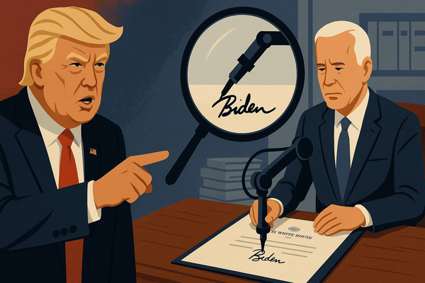 Trump ordina un'inchiesta sull'uso dell'autopen da parte di Biden