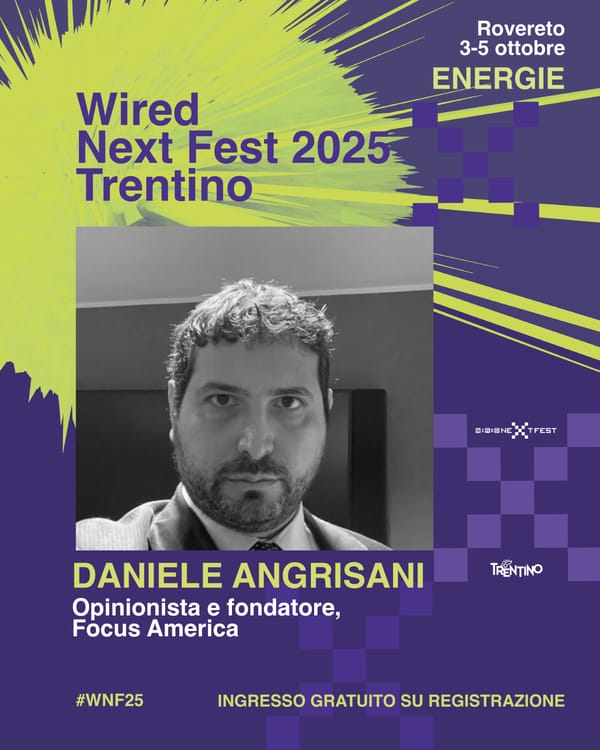 Domani siamo al Wired Next Fest 2025