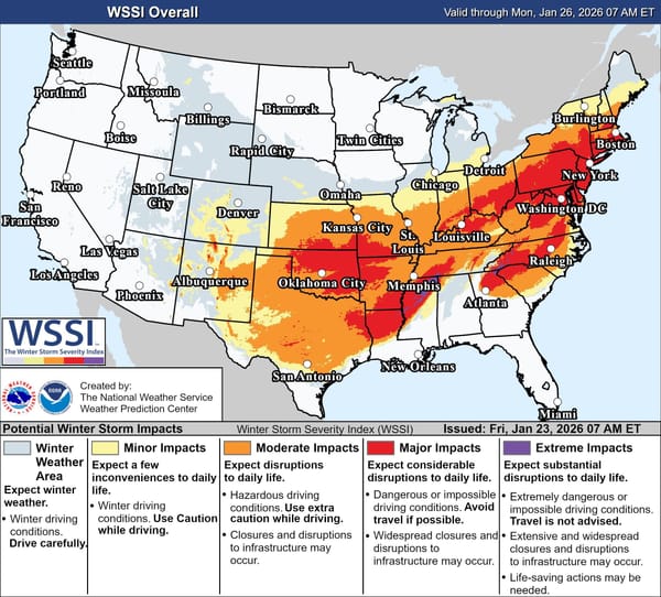 Una tempesta storica minaccia gli Stati Uniti con ghiaccio e gelo estremo
