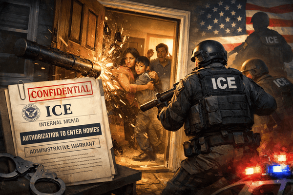 Gli agenti ICE sono ora autorizzati ad entrare nelle case private senza mandato di un giudice