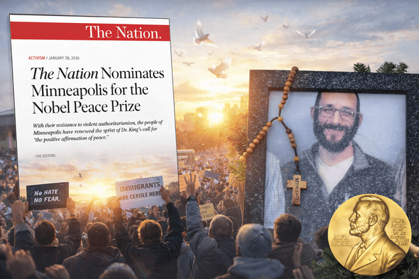 La rivista "The Nation" candida la città di Minneapolis al premio Nobel per la Pace 2026