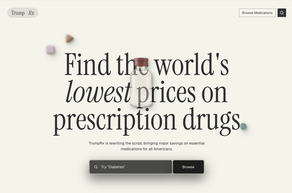 Il sito di Trump per i farmaci è spesso più caro delle alternative