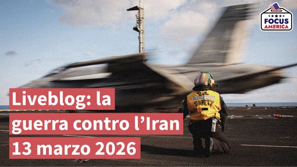 Il liveblog sulla guerra in Iran di venerdì 13 marzo