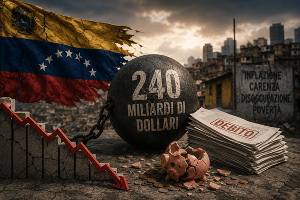 Il Venezuela scopre un debito da 240 miliardi di dollari lasciato da Maduro