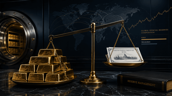 L'oro supera i Treasury: le Banche Centrali cercano rifugio lontano dal dollaro