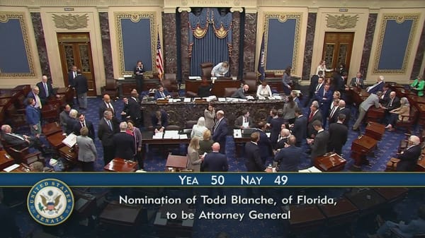 Il Senato conferma Todd Blanche come Procuratore Generale per un solo voto