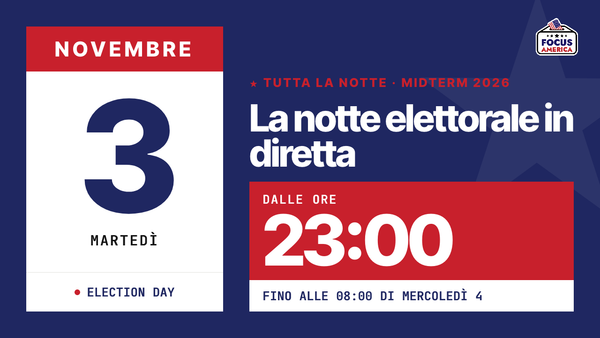 La notte delle midterm in diretta con Focus America, da martedì 3 novembre alle 23